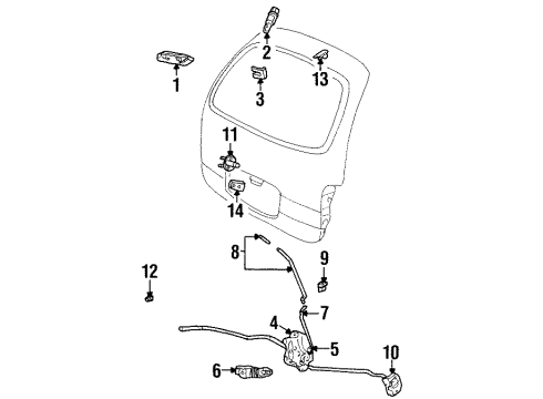 1998 Ford Windstar Lift Gate Diagram
