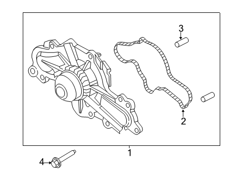 2015 Ford Flex Water Pump Diagram