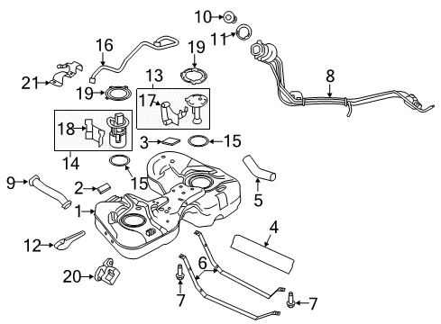 2018 Ford Special Service Police Sedan Senders Diagram