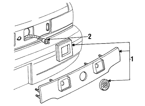 1992 Mercury Grand Marquis Backup Lamps Diagram