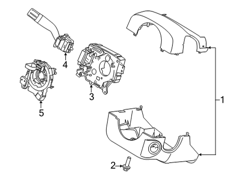 2025 Ford F-150 Switches Diagram