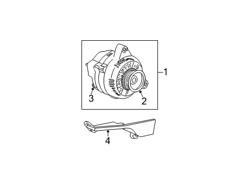 2000 Ford Taurus Alternator Diagram 3 - Thumbnail