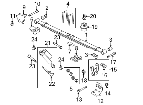 2011 Ford F-150 Rear Suspension Components Diagram