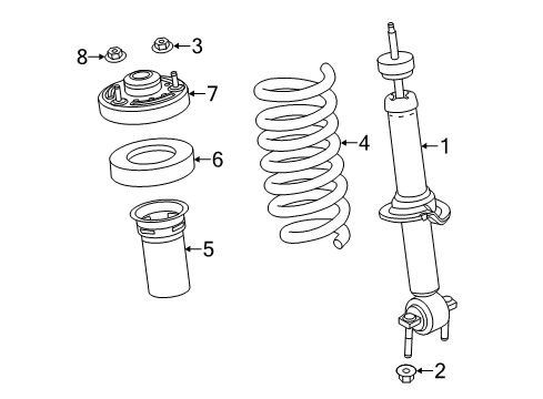 2015 Lincoln Navigator Struts & Components Diagram 3 - Thumbnail
