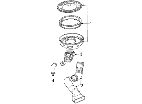 1987 Ford Thunderbird Air Inlet Diagram