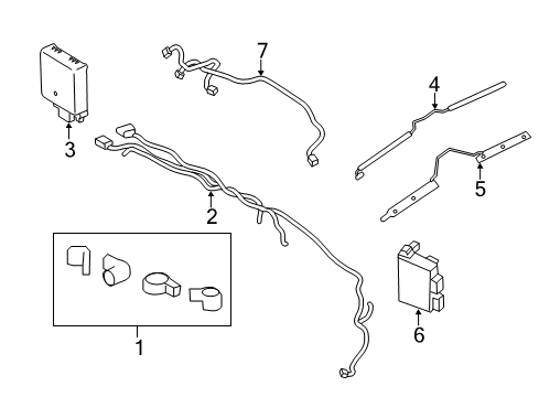 2017 Lincoln MKX Bumper & Components - Rear Diagram