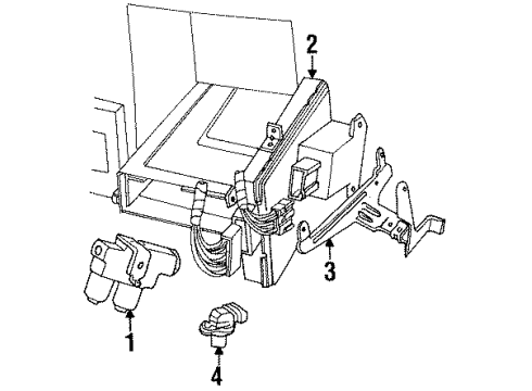 1991 Ford Explorer Anti-Lock Brakes Diagram