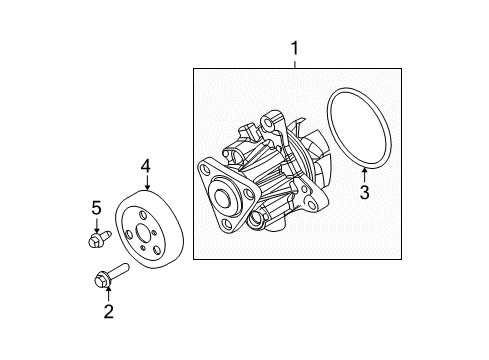 2011 Mercury Milan Water Pump Diagram
