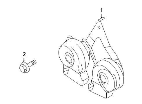 2025 Ford E-350 Super Duty Horn Diagram