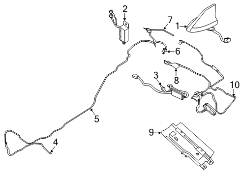 2025 Lincoln Aviator Module - Telematics Diagram for RB5Z-14G229-A