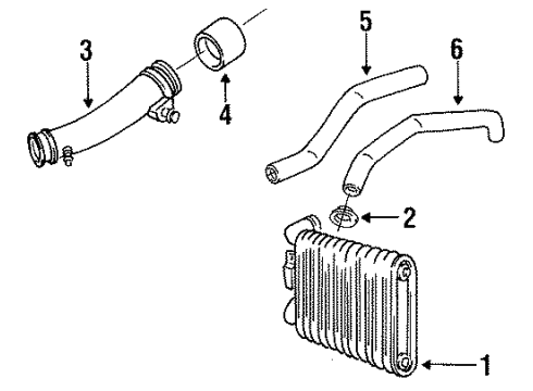 1994 Mercury Capri Intercooler Diagram