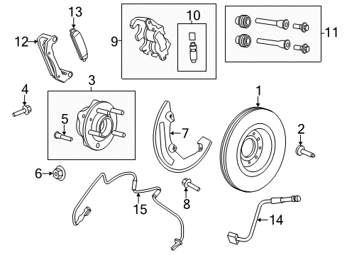 2013 Lincoln MKS Anti-Lock Brakes Diagram