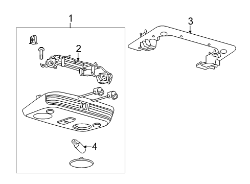 2012 Ford Mustang Overhead Console Diagram