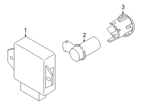 2011 Ford Transit Connect Parking Aid Diagram