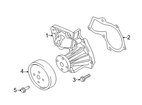 2016 Ford Escape Water Pump Diagram