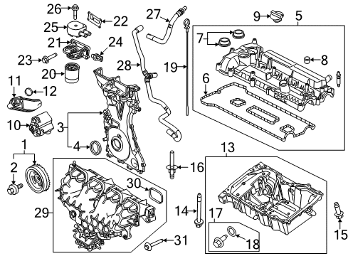 2016 Ford Focus Engine Parts Diagram