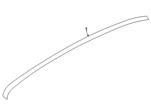 2024 Ford Ranger Exterior Trim - Cab Diagram