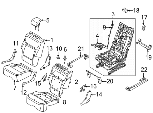 2025 Ford Expedition Second Row Seats Diagram