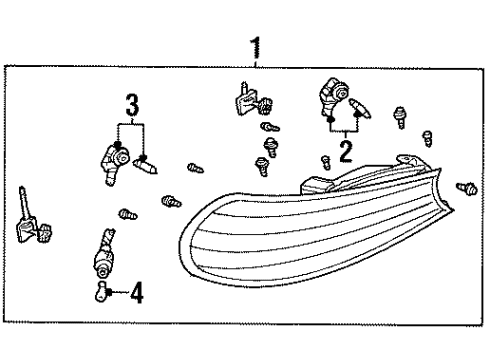2000 Ford Contour Bulbs Diagram