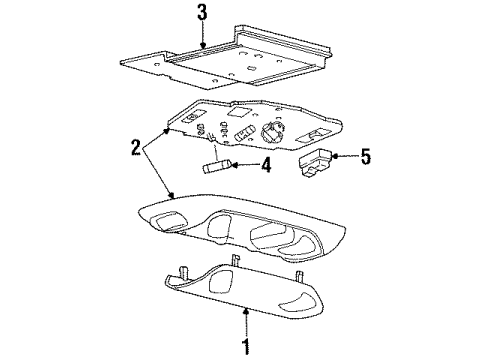 1995 Ford Windstar Overhead Console Diagram