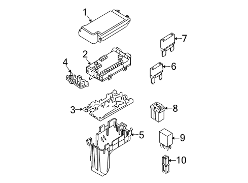 2009 Ford Edge Fuse & Relay Diagram