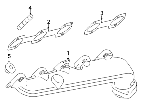 2015 Ford E-350 Super Duty Exhaust Manifold Diagram 2 - Thumbnail
