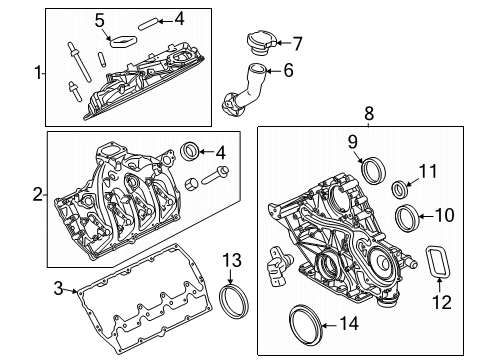 2023 Ford F-250 Super Duty Camshaft & Timing Diagram