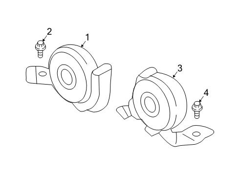 2017 Lincoln MKX Horn Diagram
