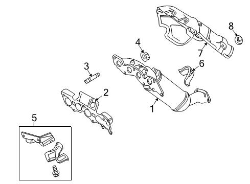 2010 Mercury Milan Exhaust Manifold Diagram
