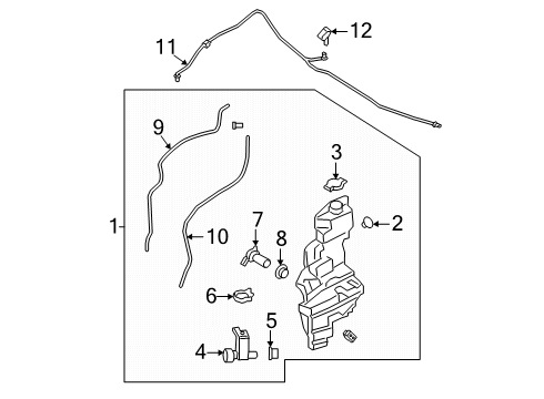 2025 Lincoln Navigator Carrier & Components - Spare Tire Diagram