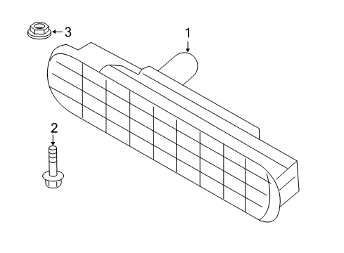 2019 Ford Flex High Mount Lamps Diagram