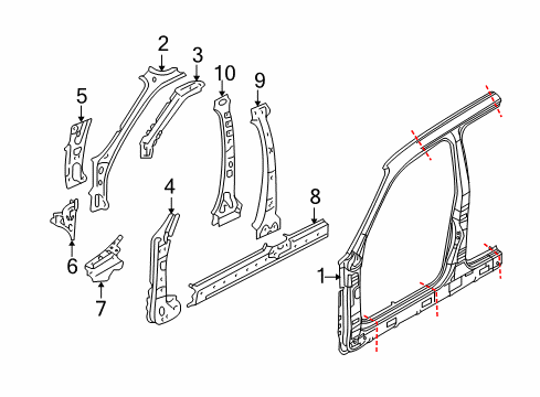 2011 Mercury Mariner Aperture Panel Diagram