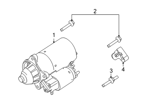 2025 Ford E-350 Super Duty Starter Diagram