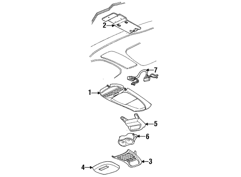 1994 Ford Bronco Housing Assembly Diagram for F4TZ13C742A