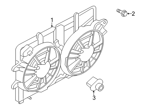 2011 Mercury Mariner Cooling Fan Diagram