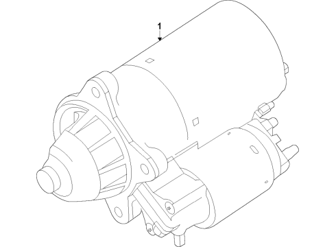 2017 Ford E-350 Super Duty Starter Diagram 2 - Thumbnail
