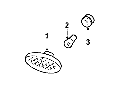 2000 Mercury Cougar Bulbs Diagram