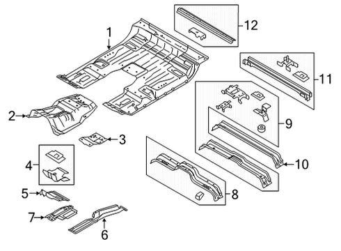 2024 Ford F-150 Floor Diagram