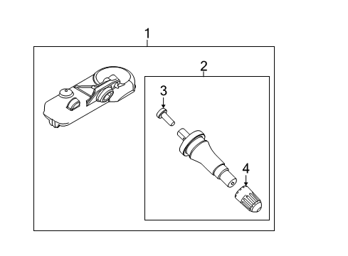 2017 Lincoln MKZ Tire Pressure Monitoring Diagram