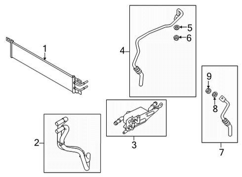 2024 Ford Maverick Trans Oil Cooler Diagram