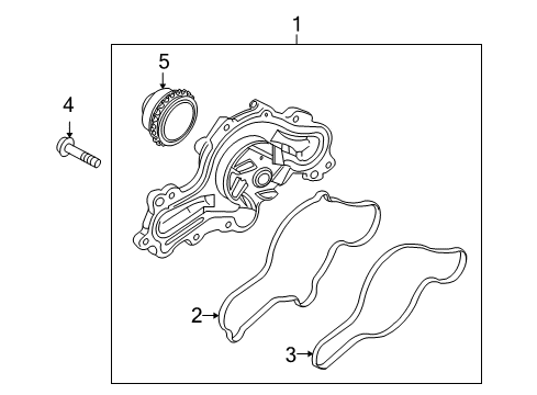 2010 Lincoln MKS Water Pump Diagram