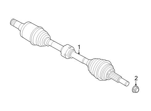 2024 Ford F-150 Lightning Front Axle Diagram