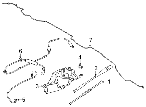 2024 Lincoln Nautilus Wiper & Washer Components Diagram