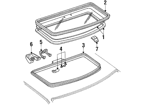 1985 Mercury Topaz Sunroof Diagram