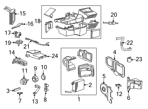 2004 Mercury Grand Marquis Cover Diagram for F6AZ-18B300-AA