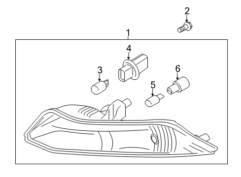 2016 Ford Mustang Bulbs Diagram