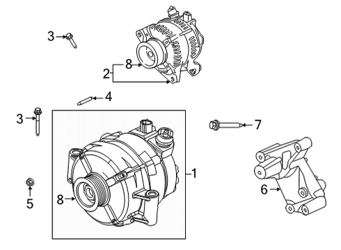2022 Ford F-350 Super Duty Alternator Diagram