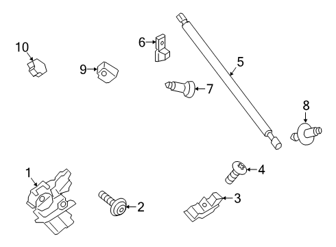 2020 Ford Escape Lift Gate Diagram