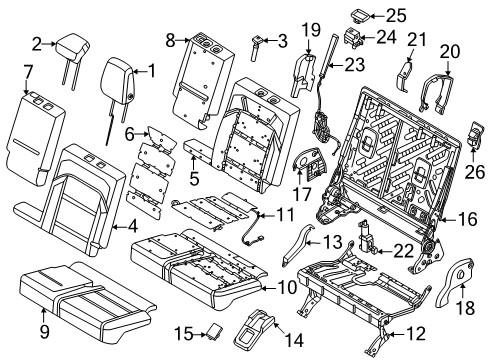 2025 Lincoln Navigator Third Row Seats Diagram