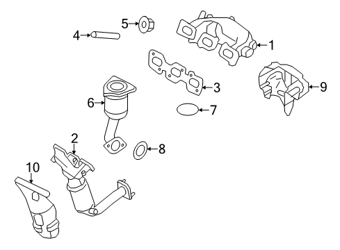 2011 Ford Fusion Exhaust Manifold Diagram
